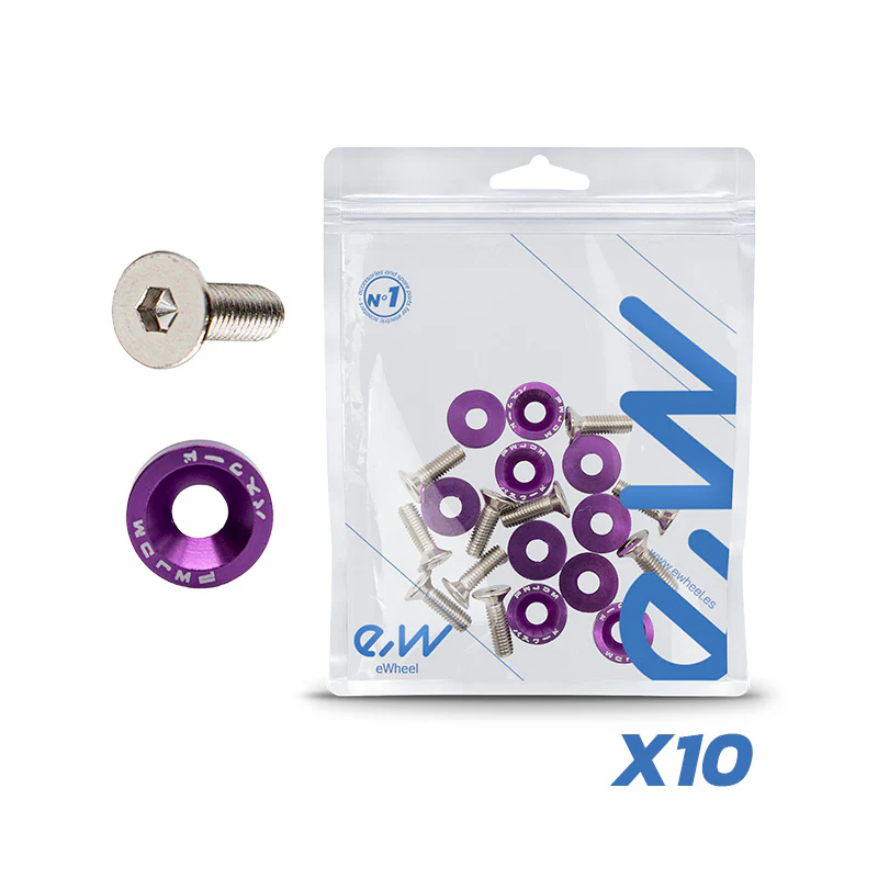 Arandela JDM con tornillos M6x16  - 10uds
