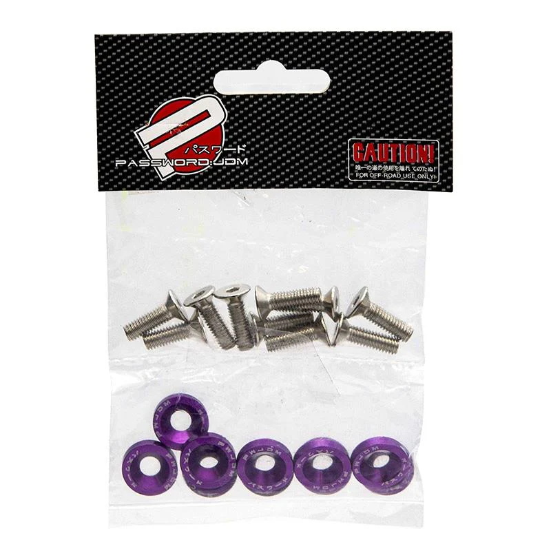 Arandela JDM con tornillos M6x16  - 10uds - Image 2