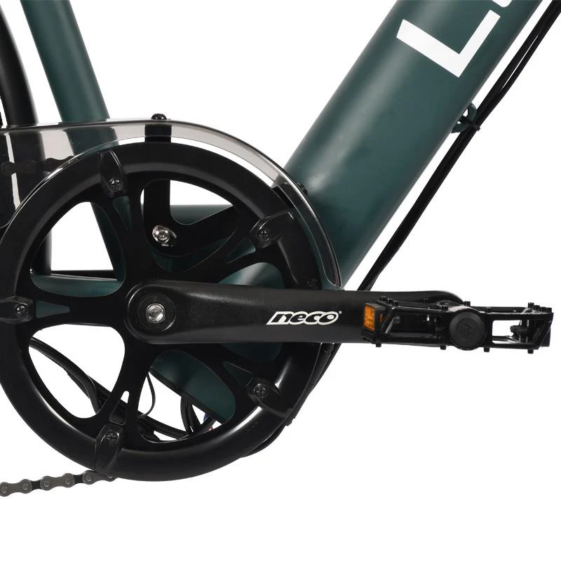Bicicleta eléctrica de carretera Atria 700c con marco de acero y frenos de disco - Image 3