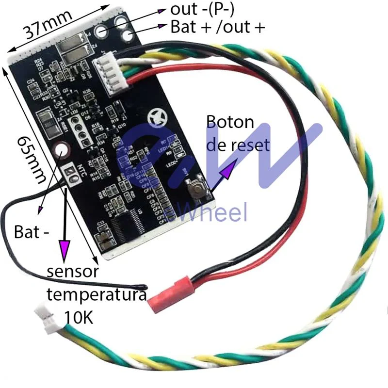 BMS 10S 36v 20A para Xiaomi M365, 1S, Mi3 - Image 4