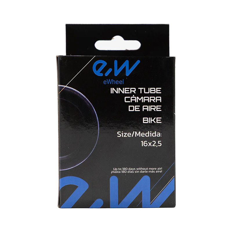 Cámara de aire 16x2,5 válvula curva 90ºx90º [Ewheel] - Image 3