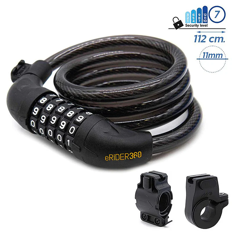 Candado de cable con contraseña - 1,1M