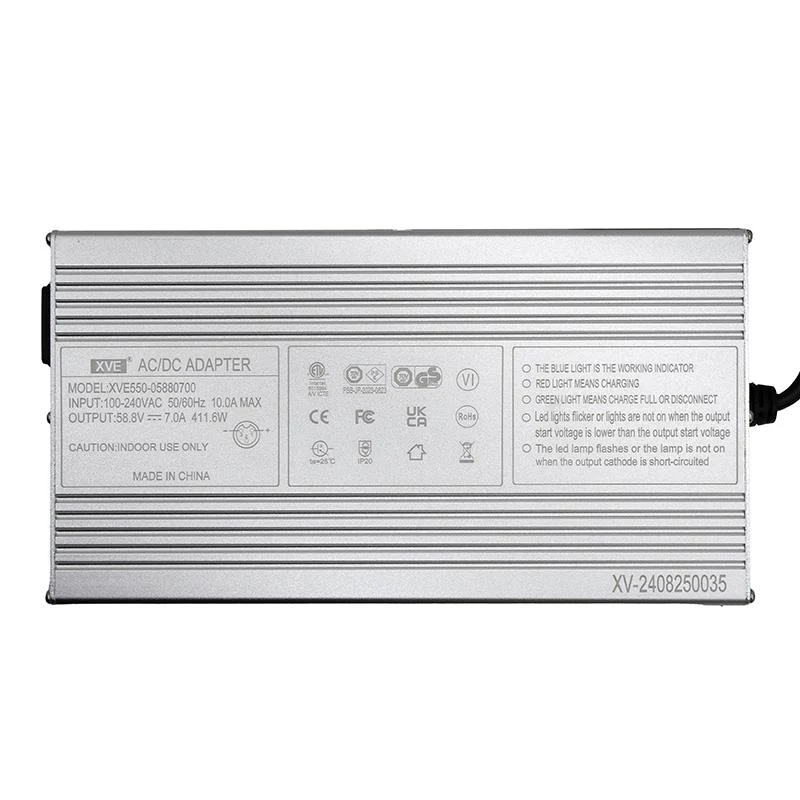 Cargador 52V (salida 58,8v) 7A conector GX16 [Ewheel] - Image 4