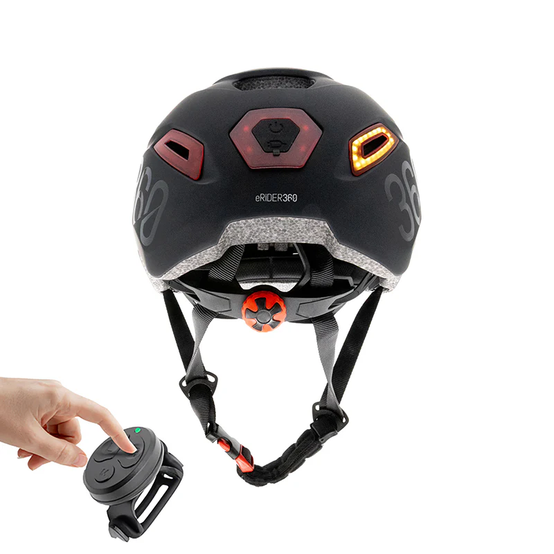 Casco CP02 urben con intermitente negro talla única - Image 5