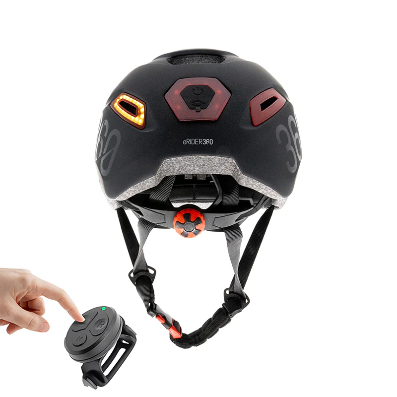 Casco CP02 urben con intermitente negro talla única - Image 6