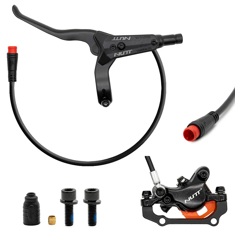 Kit 4 freno hidráulico negro A5-D Trasero [Nutt]