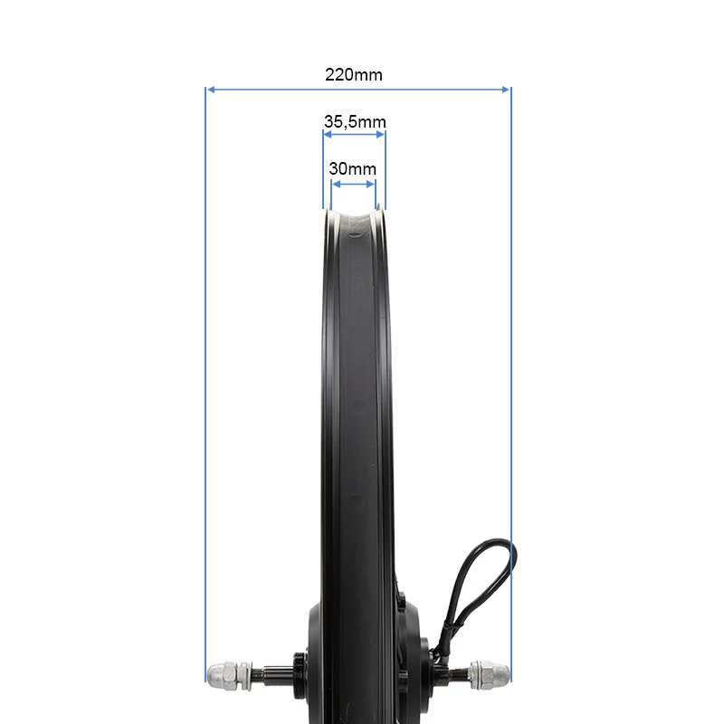 Llanta trasera 29x2,4 con motor 250w 42nm ROKTAR/ZEPHIR - Image 4