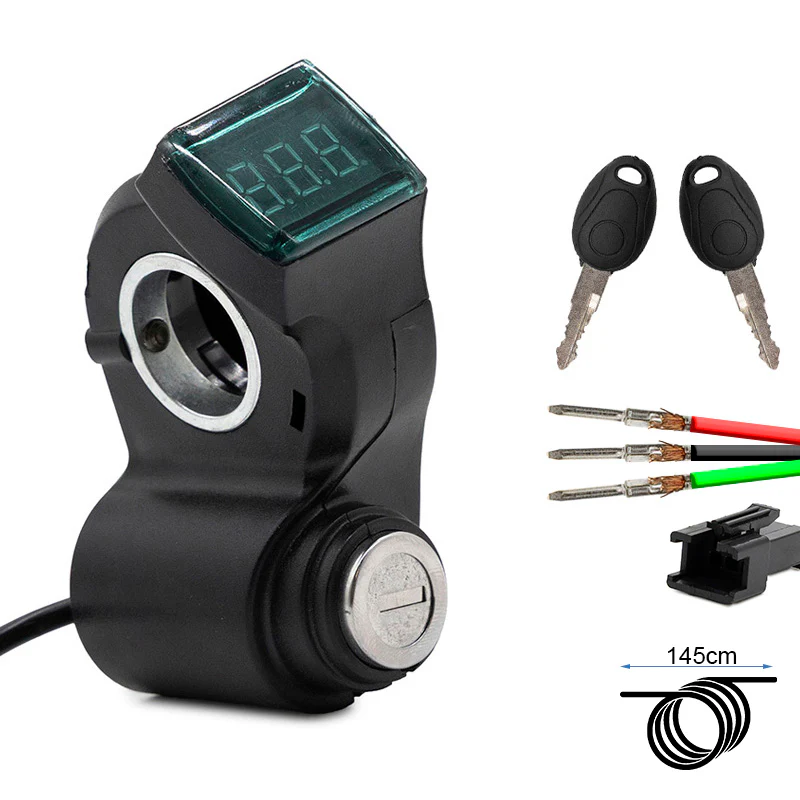 Llave de contacto con voltímetro - Conector SM