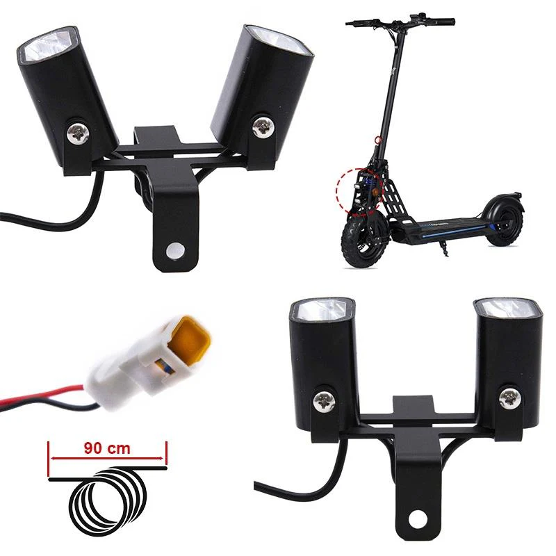 Luz delantera con doble foco 12-72V para Ecoxtrem - Image 4