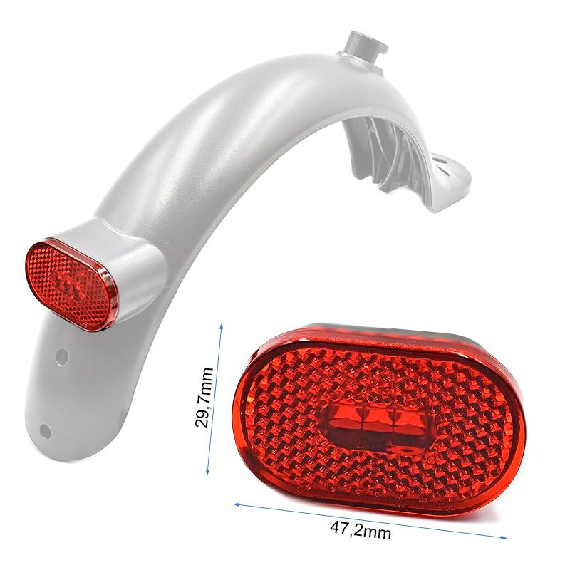 Luz trasera guardabarros 5-12V para Xiaomi 1S, Essential, Pro2 y MI3 - 10uds - Image 2