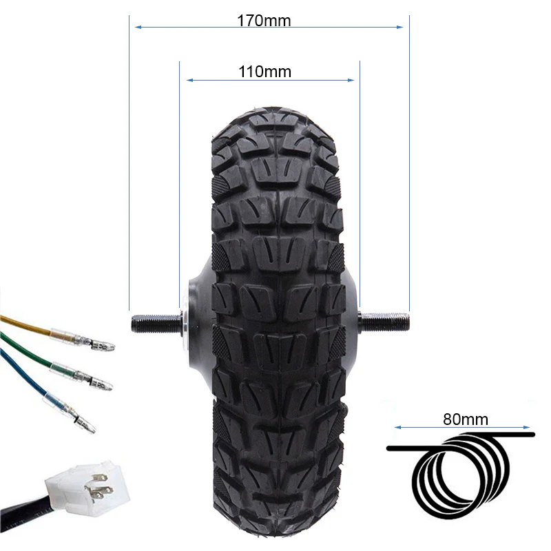 Motor 48V 800W 6,5/B50 para SmartGyro/Urbanglide (delantero) - Image 3