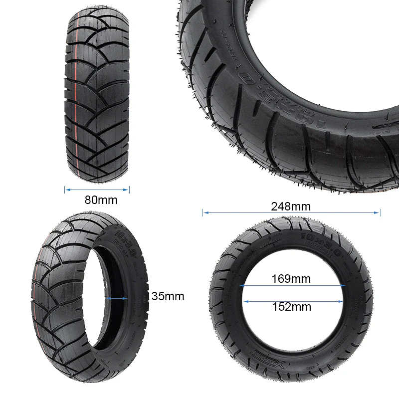 Neumático tubeless 10x3(80/65-6) [Xuancheng] - Image 2