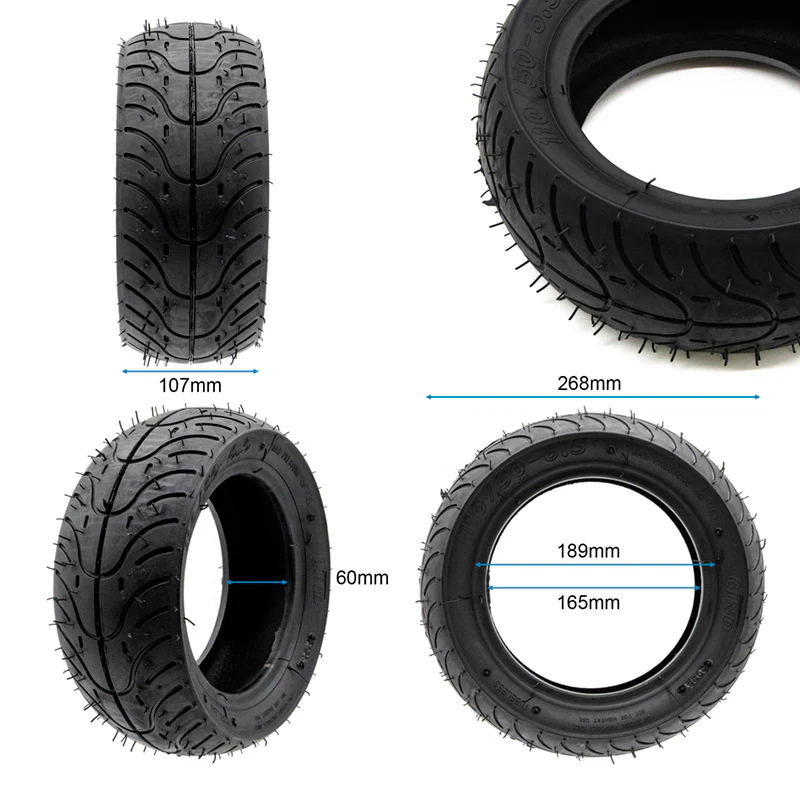 Neumático Tubeless 110/50-6,5 [Qind] - Image 2