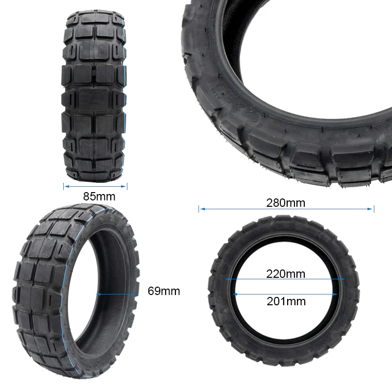 Neumático tubeless 12x3 CY416 [Yuanxing] - Image 2
