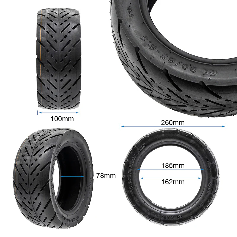 Neumático tubeless 90/65-6,5 EWHEEL PANTHERURBAN - Image 2