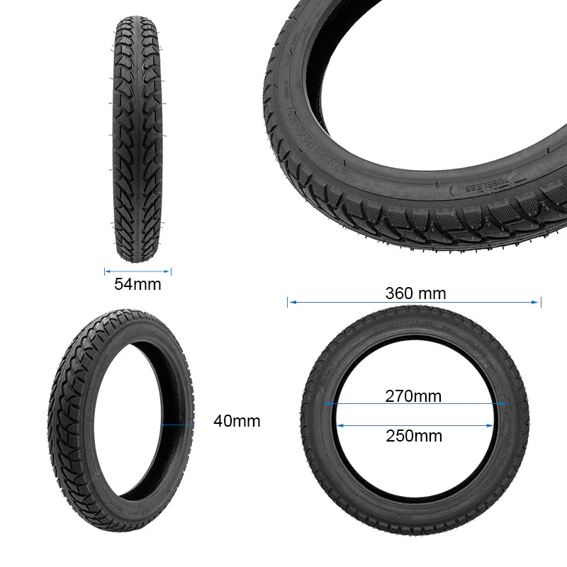 Neumático tubeless city-road 14X2,125(57-254) - Image 2