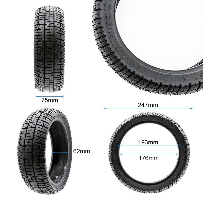 Neumático tubeless Cityroad 10,5x2,75-7 [Xuancheng] - Image 2