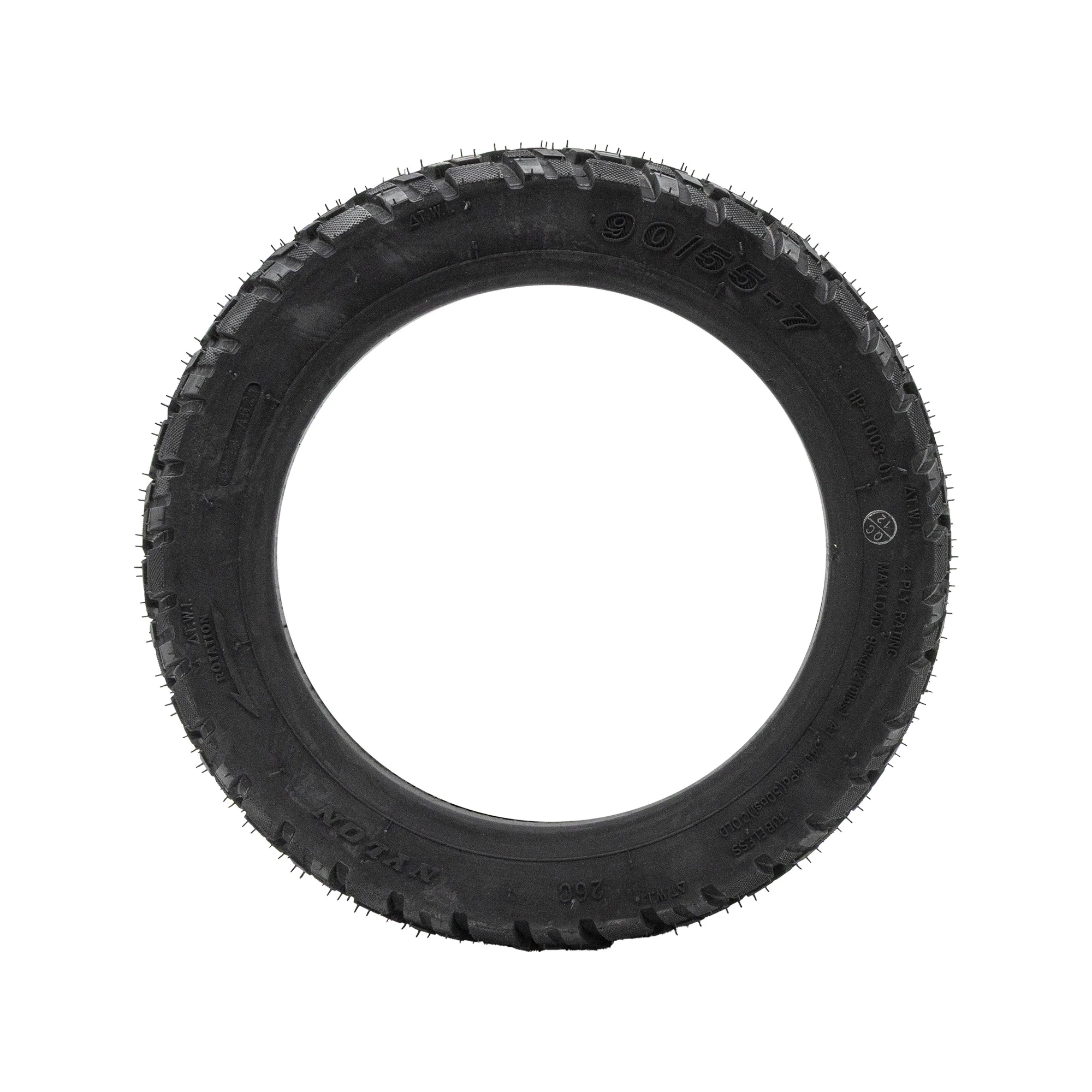 Neumático tubeless offroad 90/55-7 rojo - Image 3