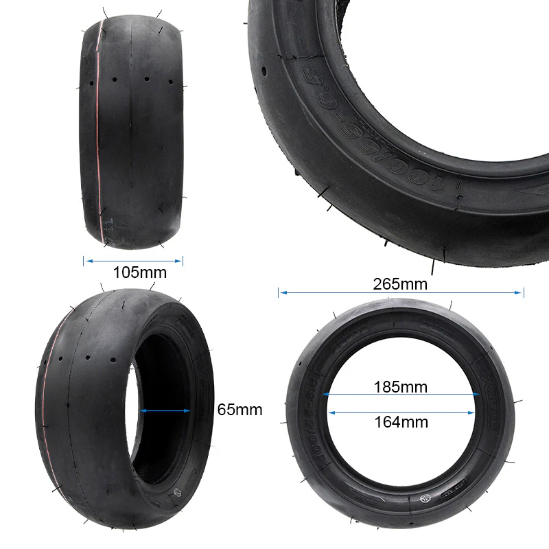 Neumático tubeless Slick 100/55-6.5 [Xuancheng] - Image 2