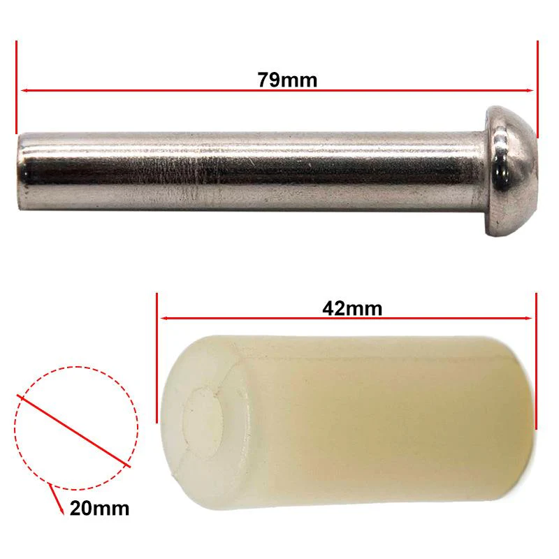 Pasador con barra PU20x42mm 8/M5x73mm para Kugoo S1 - Image 2