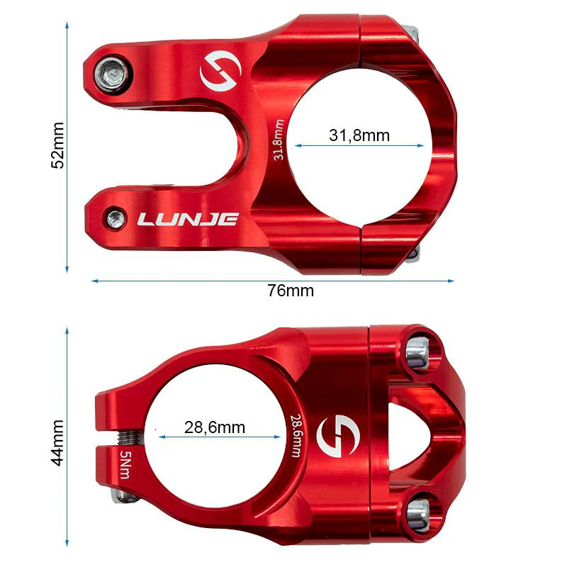 Potencia para manillares de 31,8mm EWPM-002 - Image 3