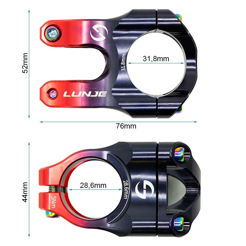 Potencia para manillares de 31,8mm EWPM-002 - Image 7