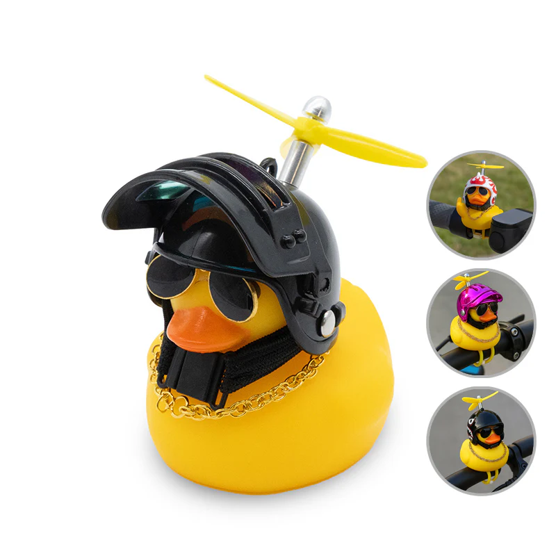 PTO-008 Pato casco hélice negro