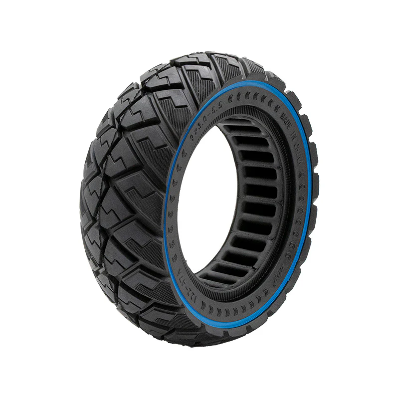 Rueda maciza off-road 9x3-5,5 azul