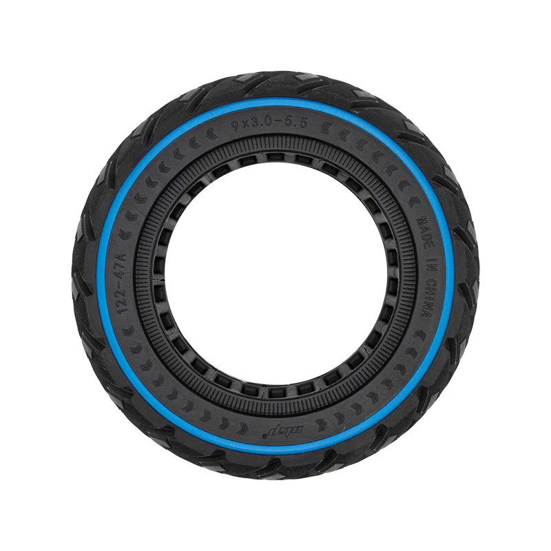 Rueda maciza off-road 9x3-5,5 azul - Image 3