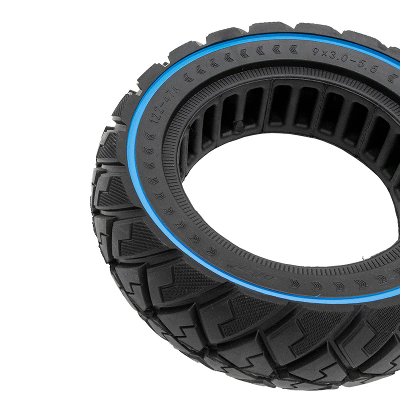 Rueda maciza off-road 9x3-5,5 azul - Image 5