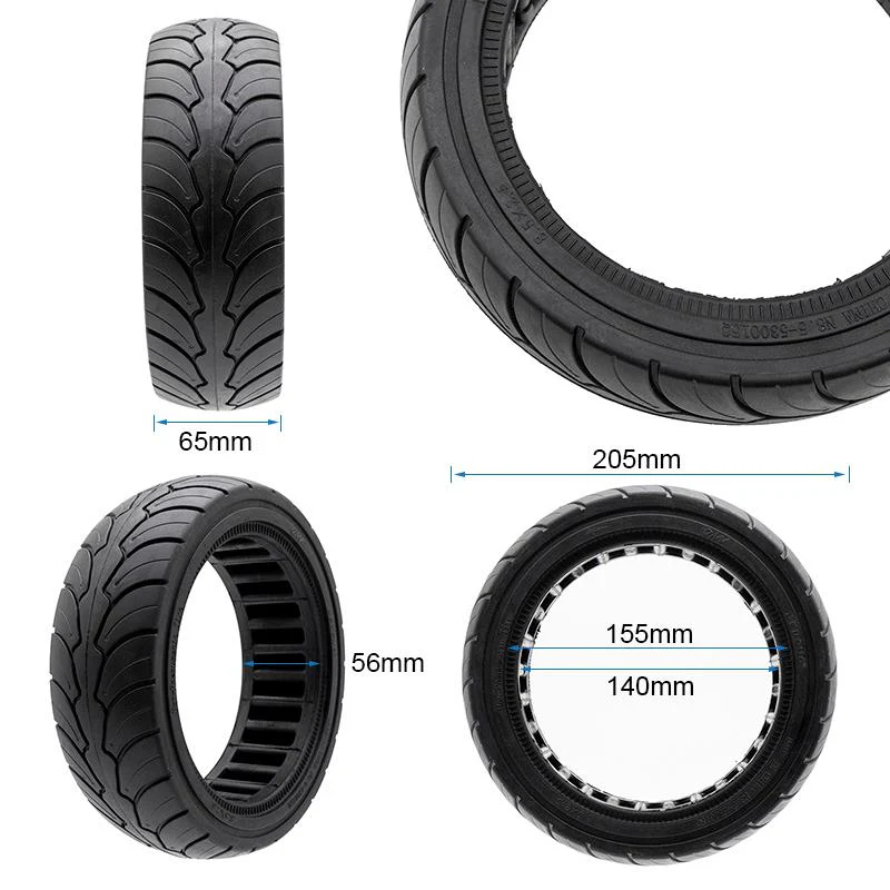 Rueda maciza ultraligera 8,5x2,5-6,1/B58 ewheel - Image 2