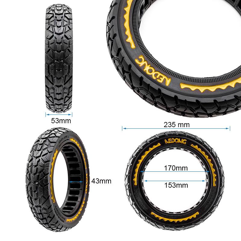 Rueda maciza ultraligera offroad 10x2,125-6,5/B44 [Nedong] - Image 2