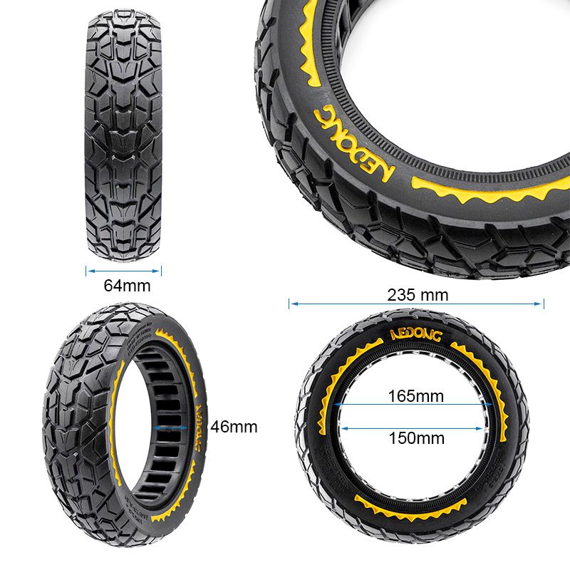 Rueda maciza ultraligera offroad 10x2,5/B44 [Nedong] - Image 7