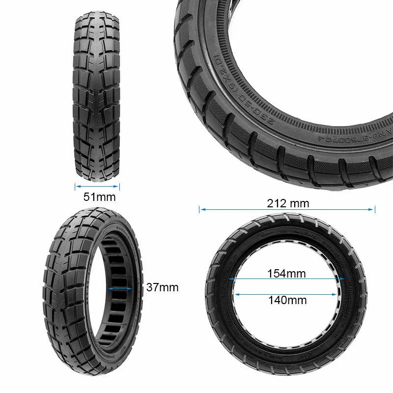 Rueda maciza ultraligera offroad 230x50 / 9x2-6,1/B34 [Ewheel] - Image 2