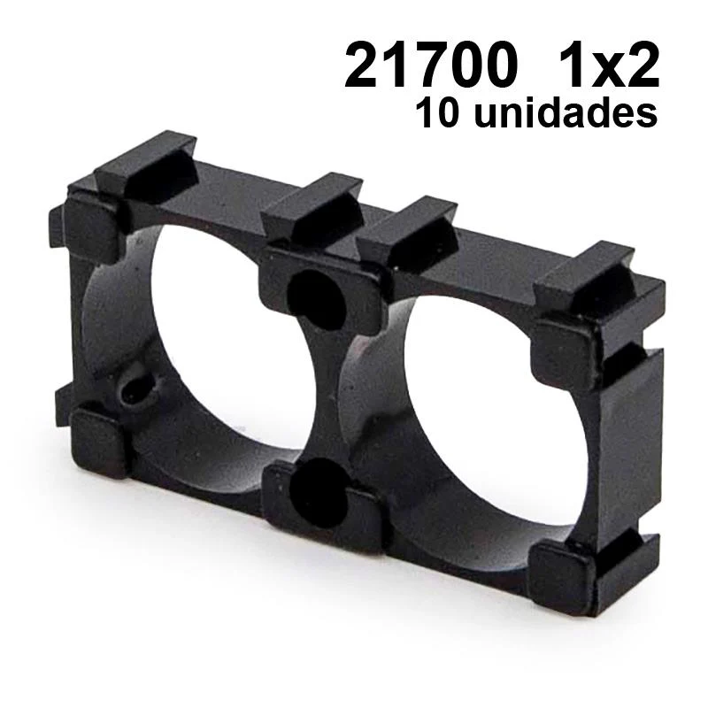 Soporte baterías 21700 - 10 uds